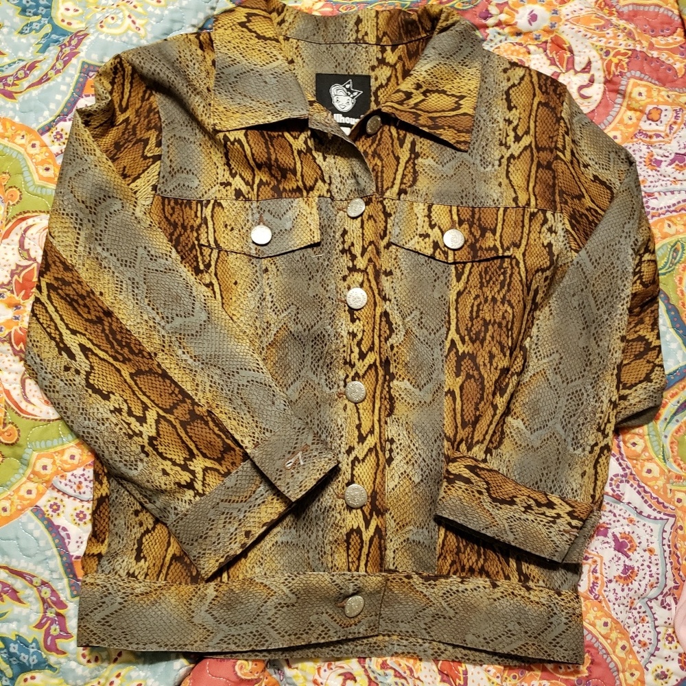 Girls 14/16 Boutique cheetah and snake print